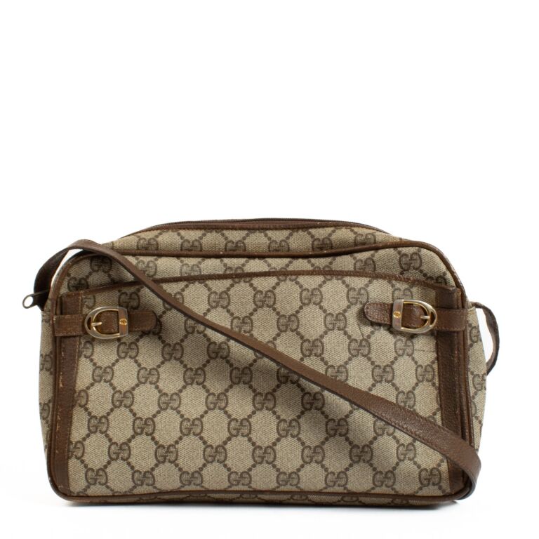 Vintage Gucci Brown GG Monogram Bag