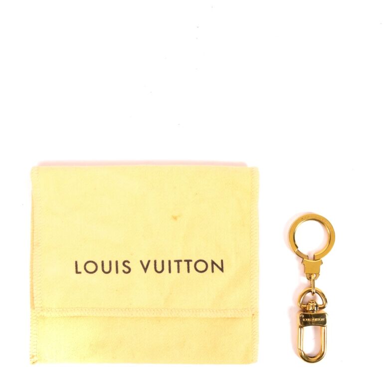Louis Vuitton Gold Tone Chaine Anneau Cles Dore Bag Charm