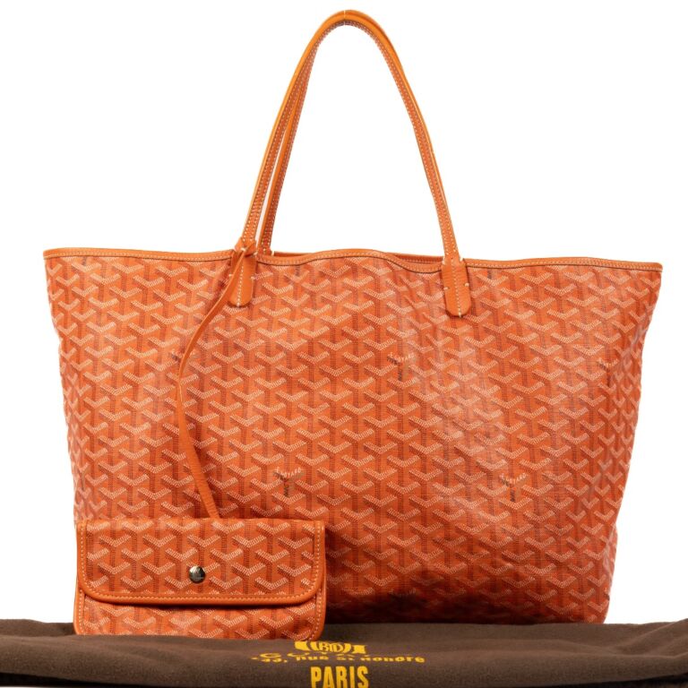 Goyard Orange Saint Louis GM Shoulder Bag ○ Labellov ○ Buy and