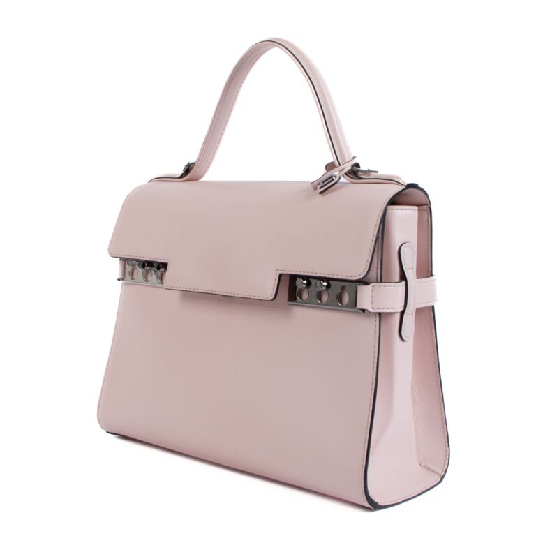 Delvaux Tempête MM Nude Supple Calf ○ Labellov ○ Buy and Sell Authentic  Luxury