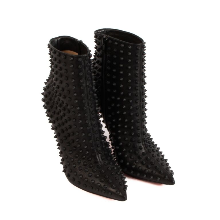 Christian Louboutin Snaklita Spiked Ankle Boots