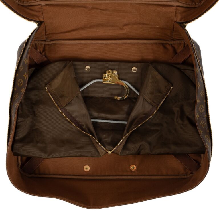 Louis+Vuitton+Sirius+55+Handbag+Brown+Leather for sale online