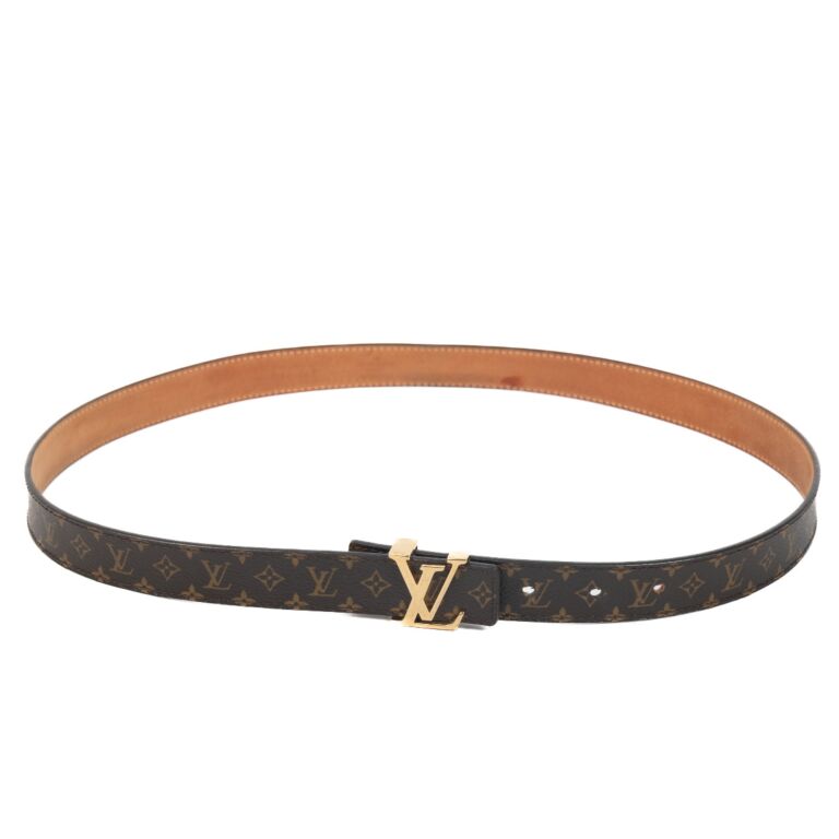 Louis Vuitton - LV Iconic 25mm Reversible Belt - Monogram Canvas & Leather - Brown - Size: 90 cm - Luxury