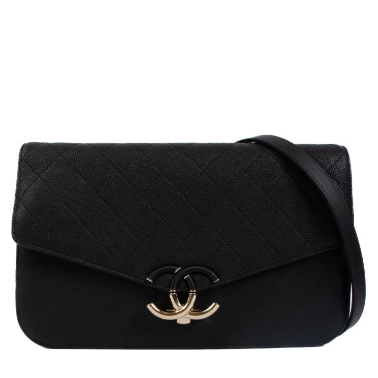 Chanel Black Quilted Caviar Small Coco Top Handle Flap Bag Gold Hardware,  2020 Available For Immediate Sale At Sotheby's