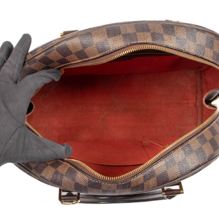 Louis+Vuitton+Semi-Circle+Shoulder+Bag+Brown+Leather for sale online