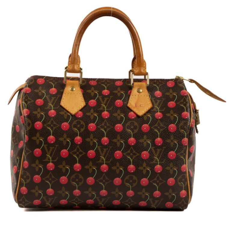 Louis Vuitton Takashi Murakami Cerises Cherry Speedy 25 Bag