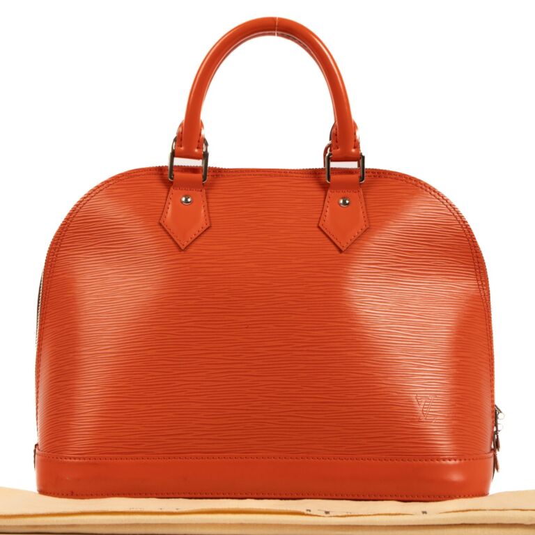 Louis Vuitton Orange Epi Leather PM Alma ○ Labellov ○ Buy and Sell  Authentic Luxury