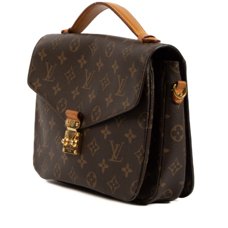 Louis Vuitton Metis Hobo Bag Monogram Canvas Brown Leather ref