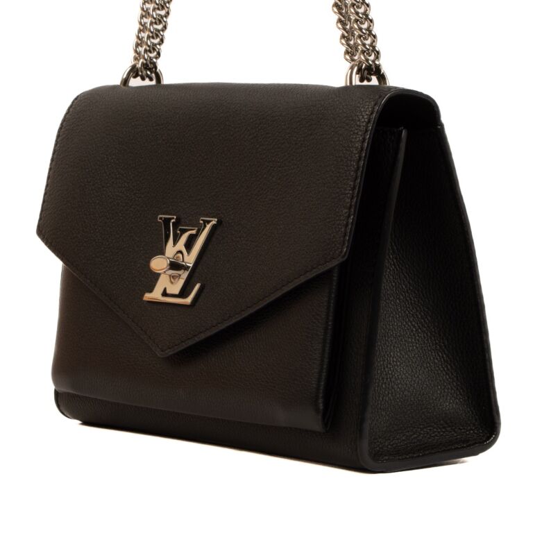 Louis Vuitton My Lockme Mylockme Satchel Chain Bag, Black, One Size