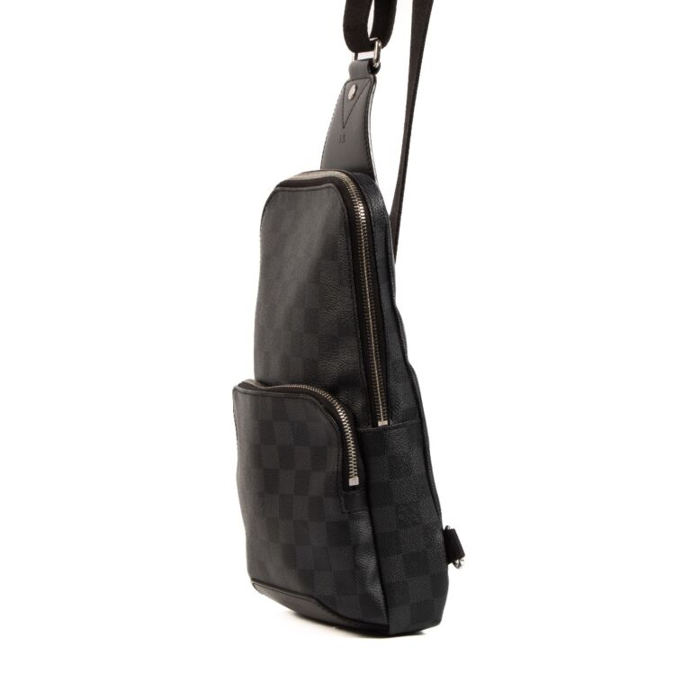 Louis Vuitton, Bags, Louis Vuitton Avenue Sling Bag Damier Graphite Black
