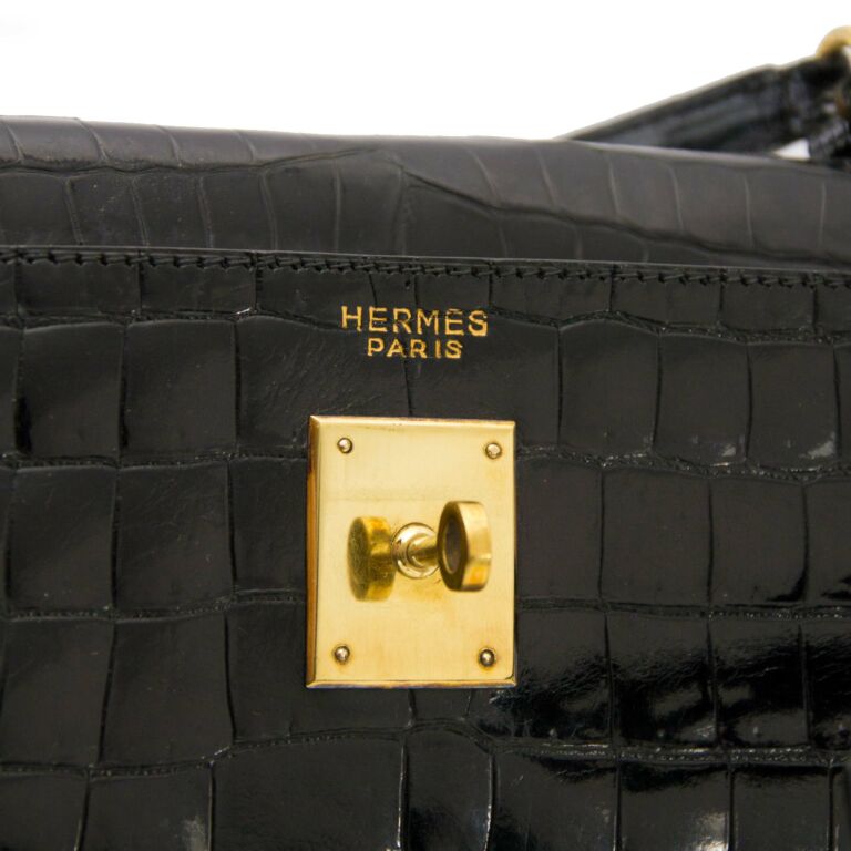 Hermes Birkin 35 So Black Matte Niloticus Crocodile ○ Labellov