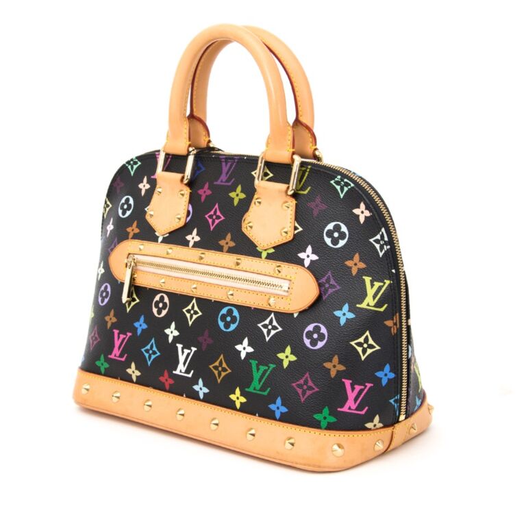 Louis Vuitton x Takashi Murakami Alma Monogram PM Black Multicolor - US