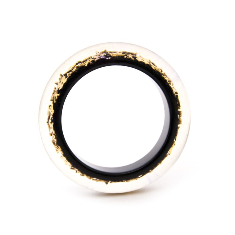 Louis Vuitton Bangle Inclusion Black and Gold, 2013 at 1stDibs