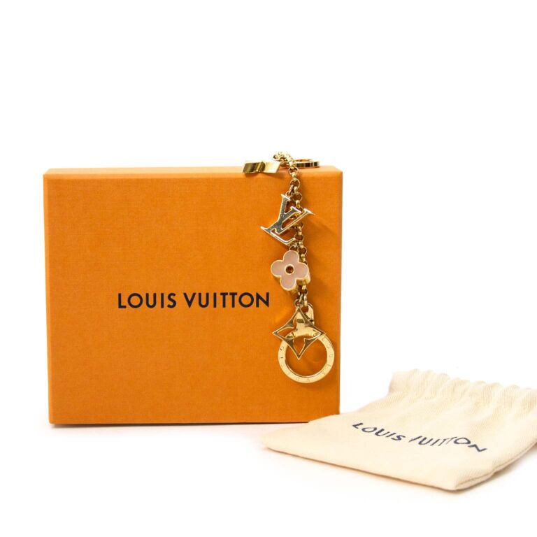 LOUIS VUITTON Fleur De Monogram Bag Charm Chain 66873