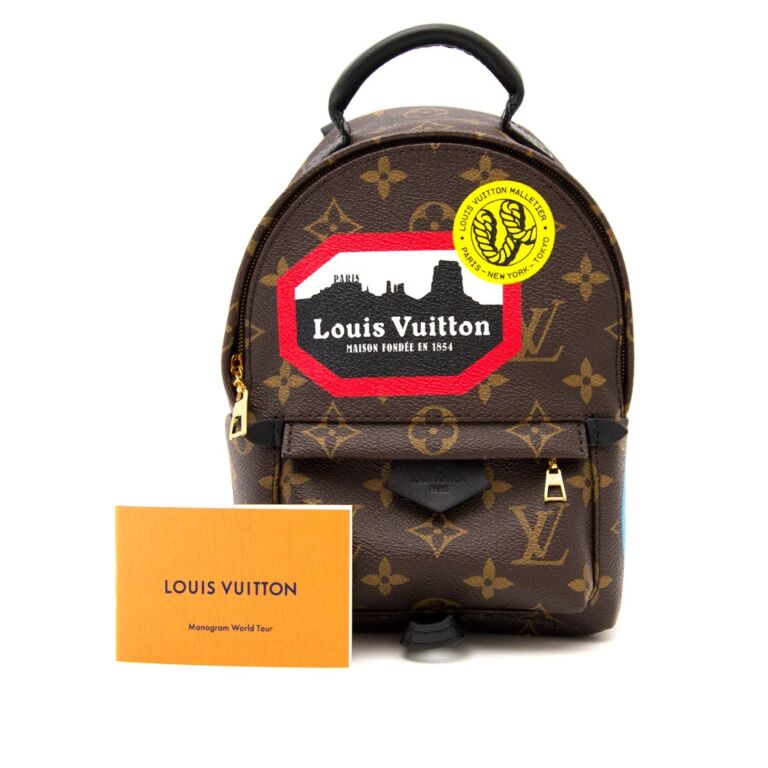 Louis Vuitton Palm Springs Mini World Tour Backpack