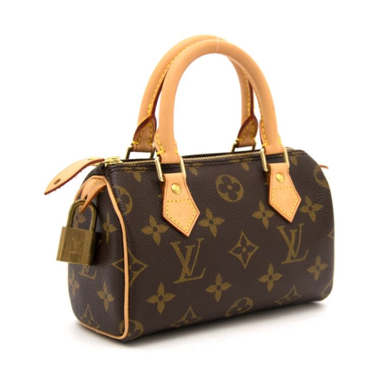 Louis Vuitton Speedy Mini Nano HL Monogram Canvas Brown Handbag Excell -  BougieHabit