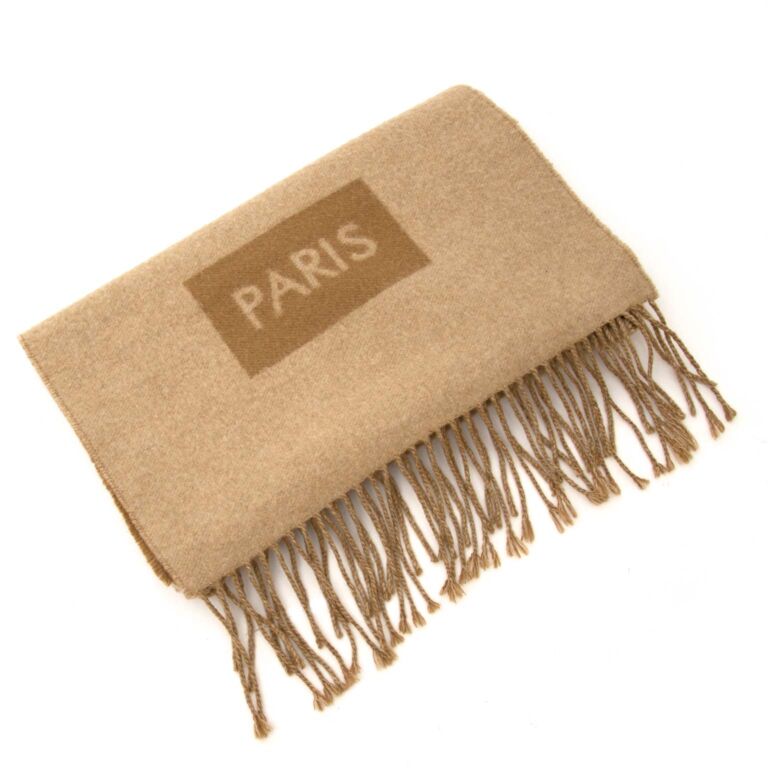 Louis Vuitton Game on Scarf Brown Cashmere