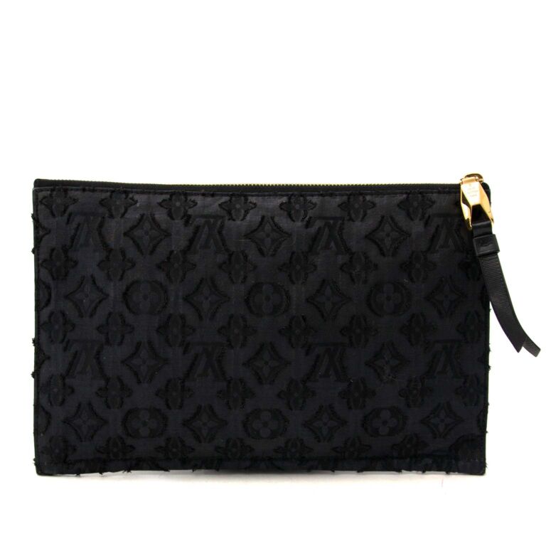 Louis Vuitton Limited Edition Monogram Fabric Clutch Pochette ○ Labellov ○  Buy and Sell Authentic Luxury