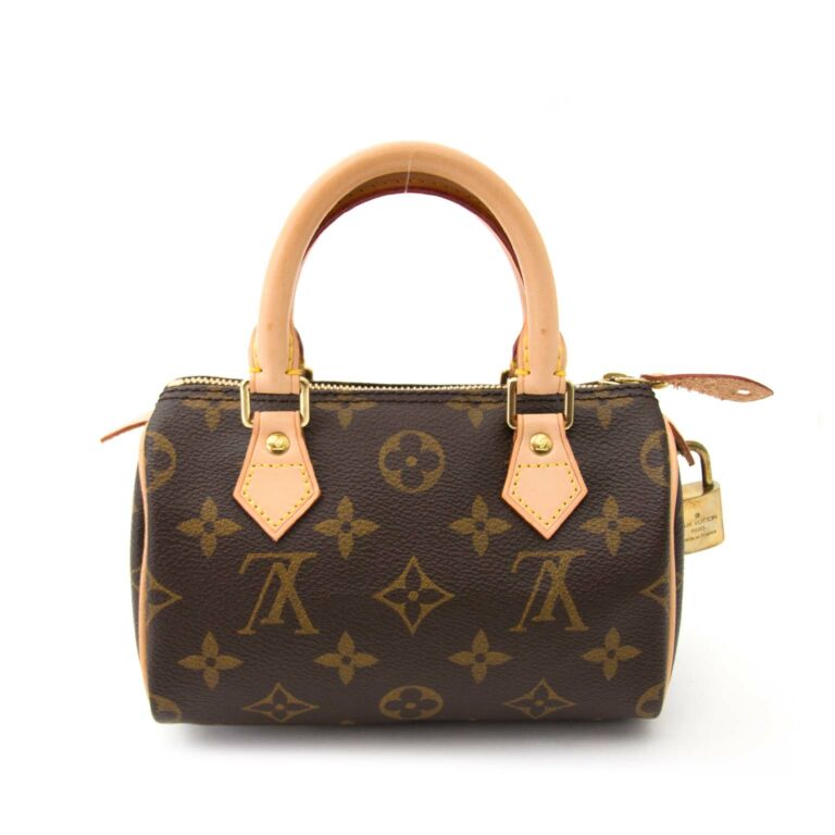 Sold - Louis Vuitton Nano Speedy Mini hl Cloth handbag
