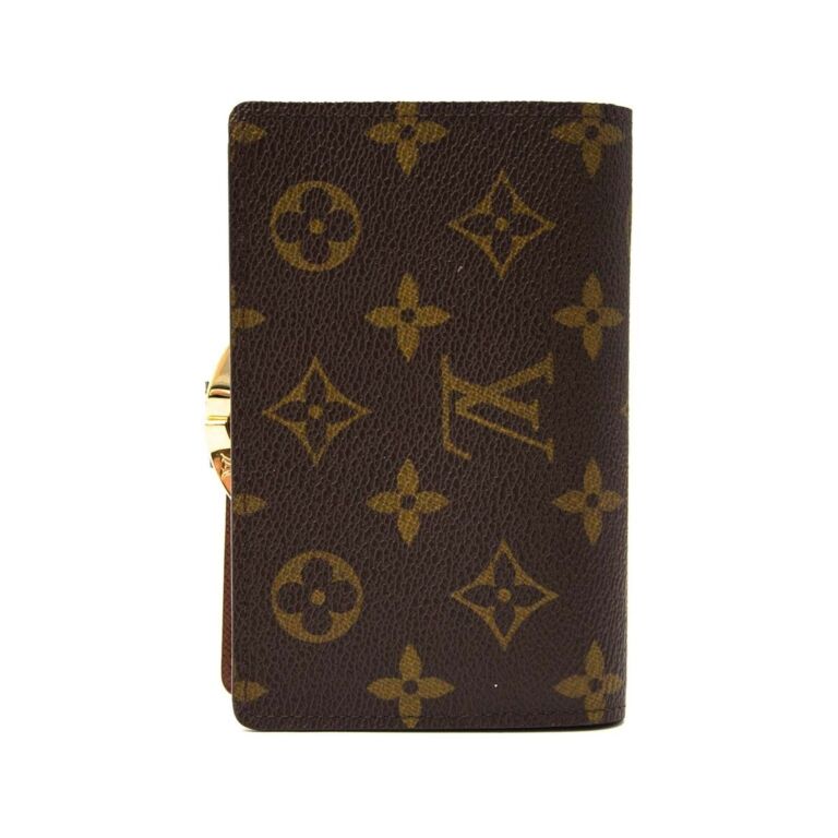 Louis Vuitton, Bags, Louis Vuitton Kiss Lock Wallet In Excellent Used  Condition