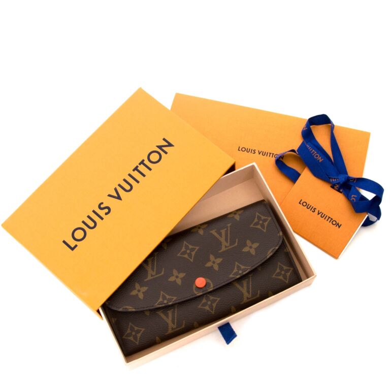 Preloved Louis Vuitton Monogram Emilie Wallet with Blue Interior CA500 –  KimmieBBags LLC