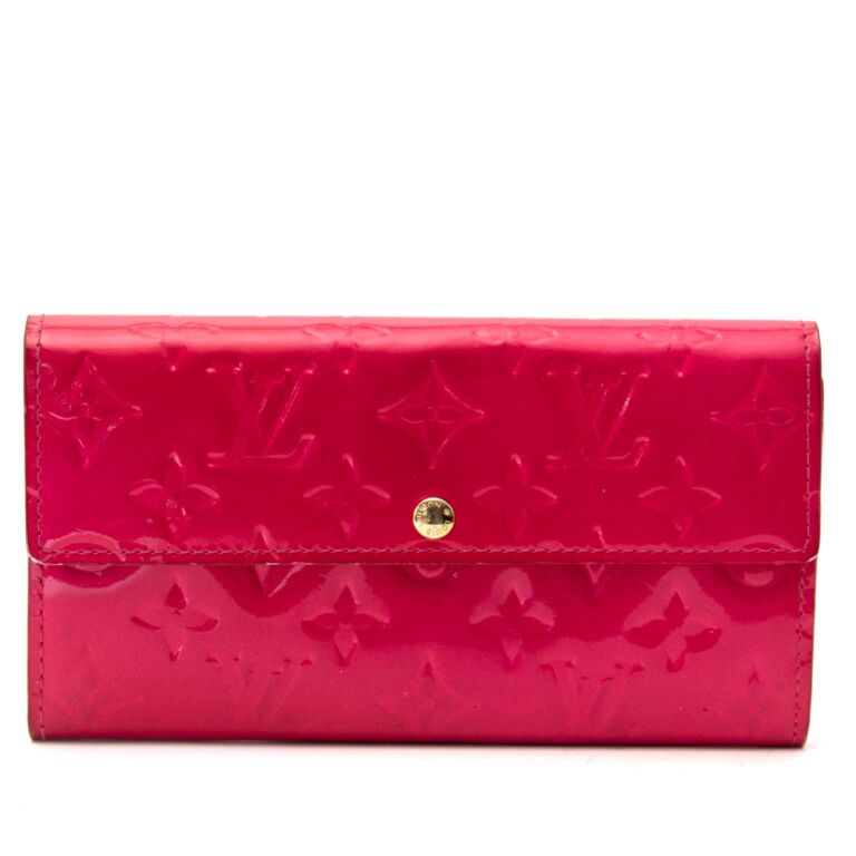 Louis Vuitton Monogram Vernis Patent Leather Sarah Wallet