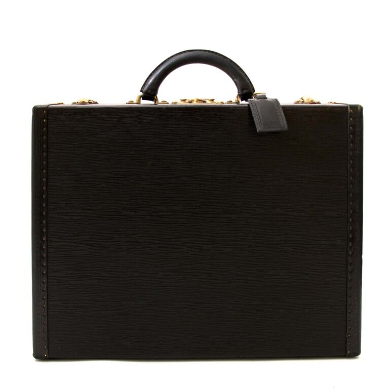 Vintage Louis Vuitton Luggage Black Epi Leather Four-Piece Set