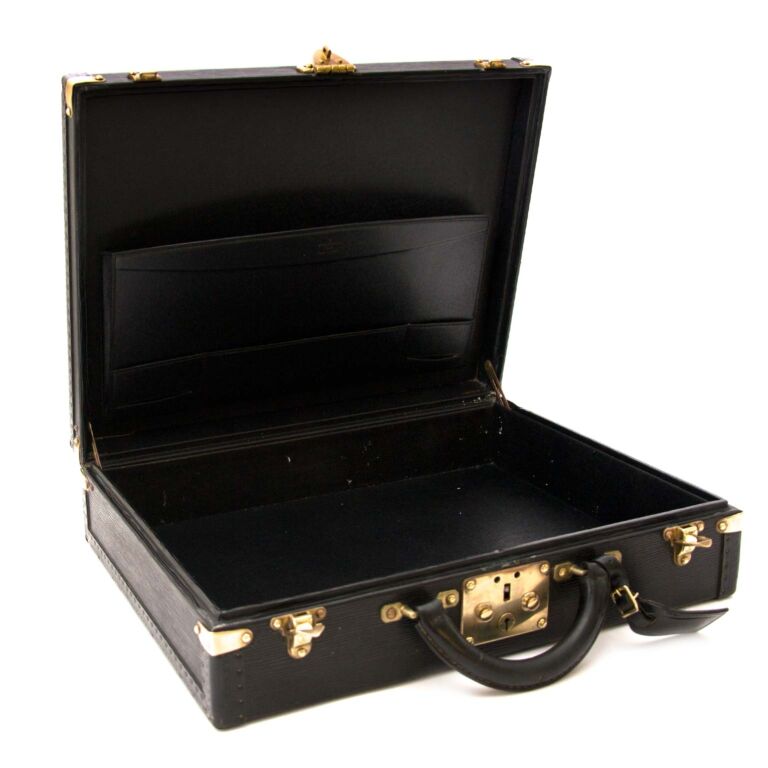 Louis Vuitton Black Epi Leather Briefcase at 1stDibs