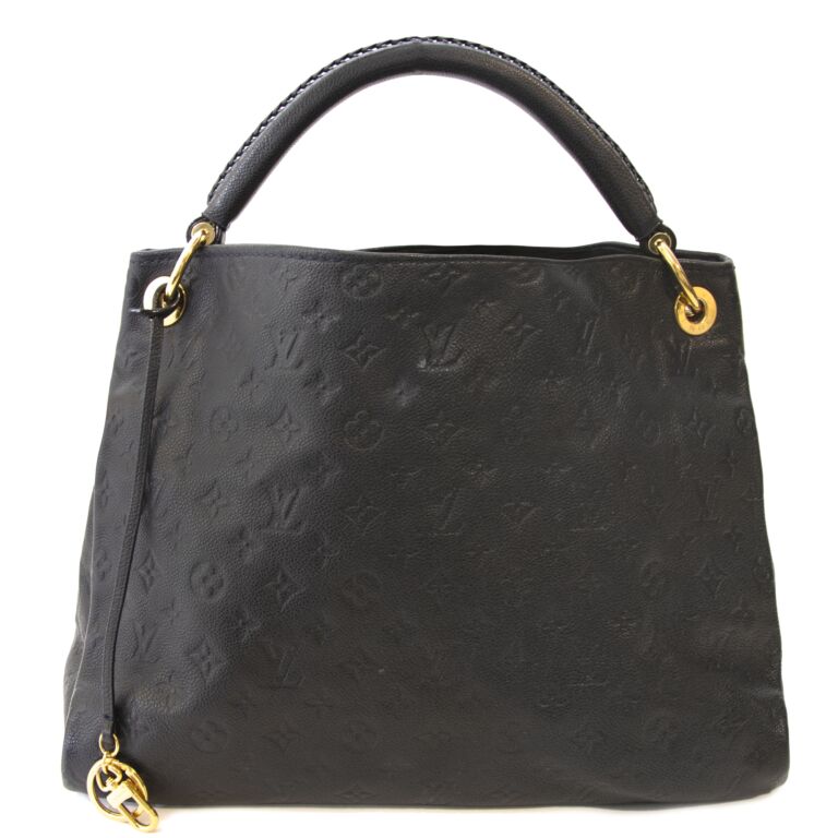 Louis Vuitton Black Artsy MM Monogram Tote Bag Labellov Buy and Sell ...