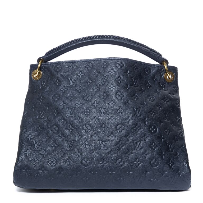 Louis Vuitton Navy Blue Artsy MM Bag ○ Labellov ○ Buy and Sell