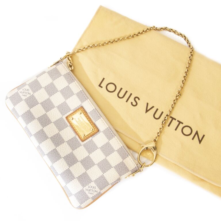 Louis Vuitton Damier Azur Pochette Milla MM - Neutrals Clutches, Handbags -  LOU786124