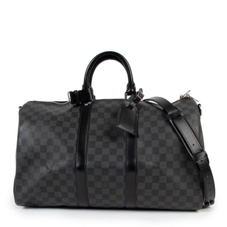 Louis Vuitton Keepall Bandouliere Damier Graphite 45 Black/Graphite - GB
