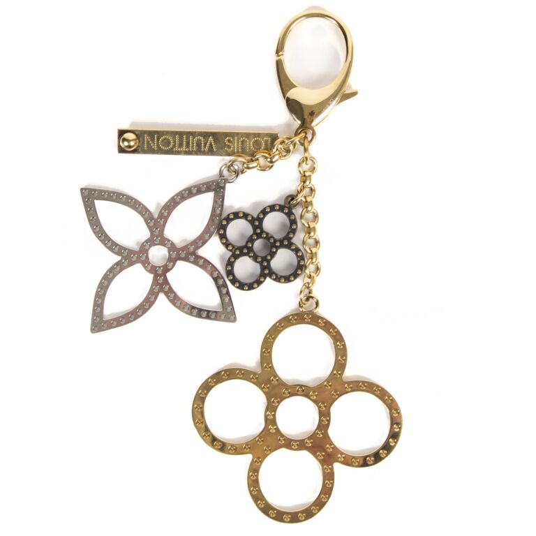 Louis Vuitton Silver Monogram Key Chain