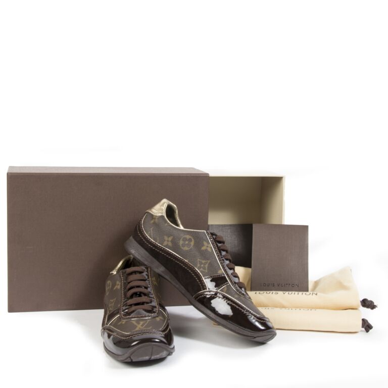 Louis Vuitton Patent Leather Athletic Shoes for Women for sale
