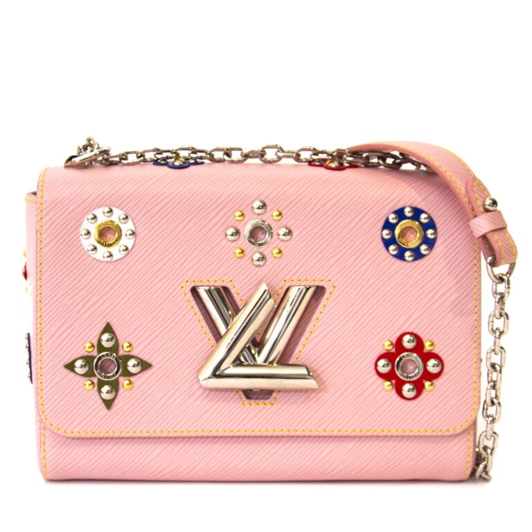 Louis Vuitton Epi Twist Blooming Flowers Vallet Pink Leather Cloth  ref.352031 - Joli Closet