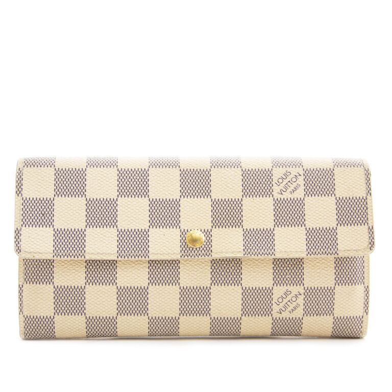Louis Vuitton Sarah Damier Azur Wallet ○ Labellov ○ Buy and Sell