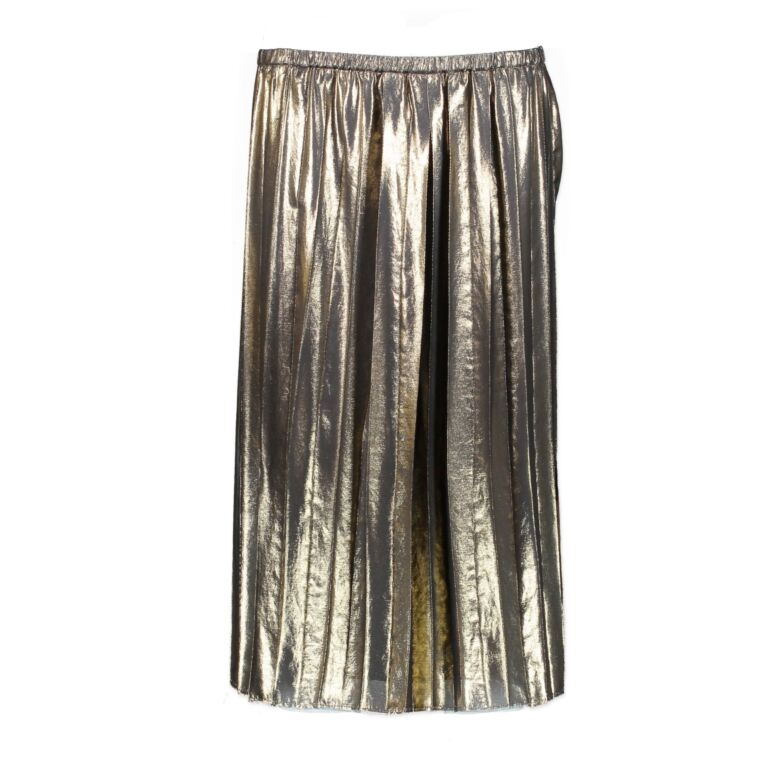 Isabel Marant Gold Malden Skirt - Size S Labellov Buy and Sell ...