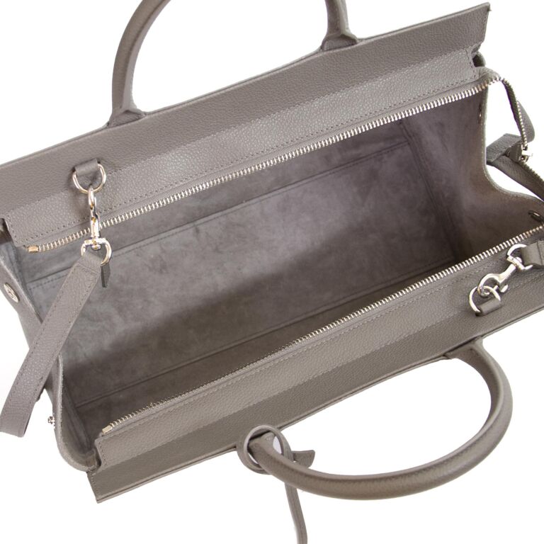 Saint Laurent Cabas Rive Gauche leather handbag For Sale at 1stDibs