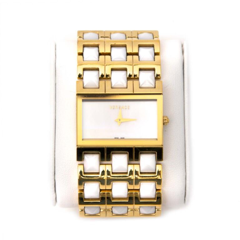 Versace mother cheap of pearl watch