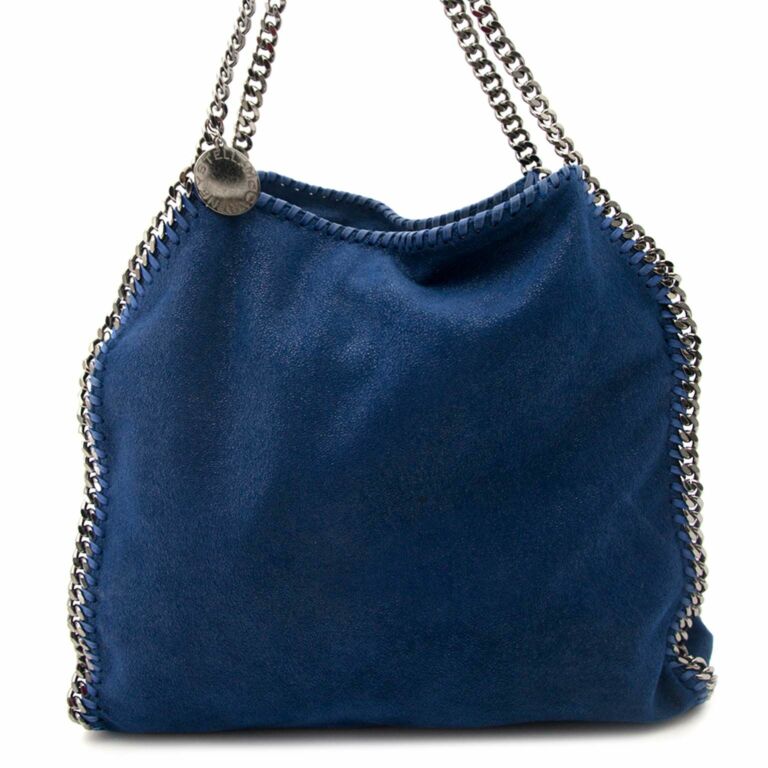 Stella McCartney Handbags Falabella Eco Suede Indigo in Blue