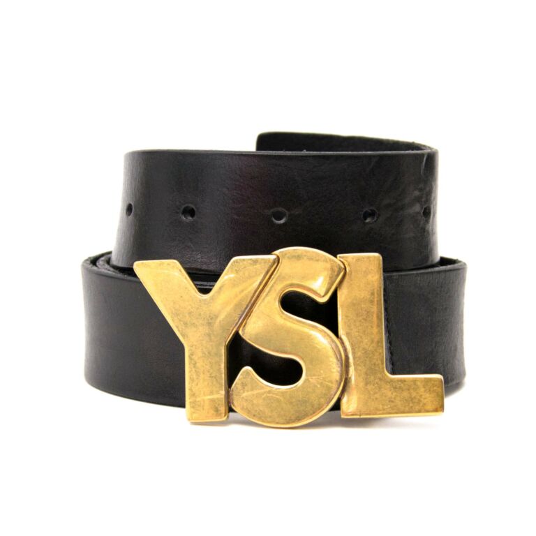 Large Yves Saint Laurent Unisex Art Nouveau Style Belt Buckle (item  #1382101)