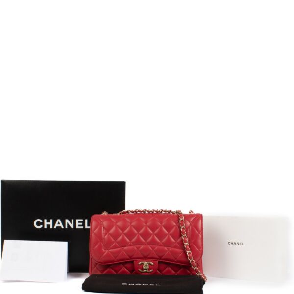 Chanel Framboise Lambskin Medium Diana Bag