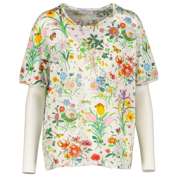 shop 100% authentic second hand Gucci Floral Top - Size 48 on Labellov.com