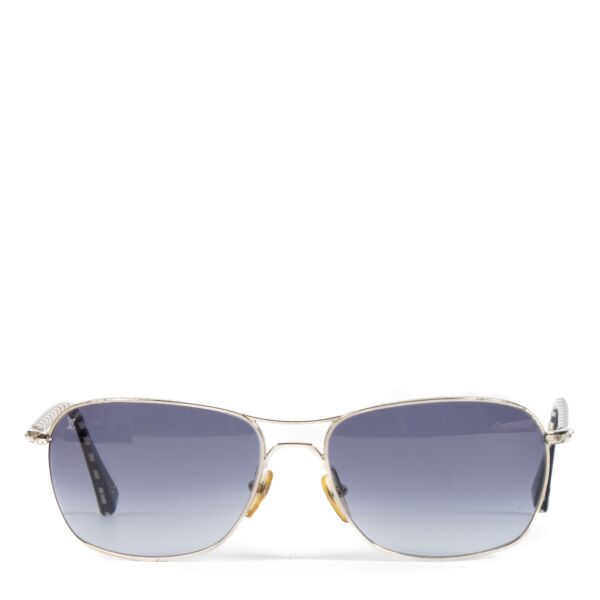 Louis Vuitton Blue Conspiration Pilote Sunglasses 
