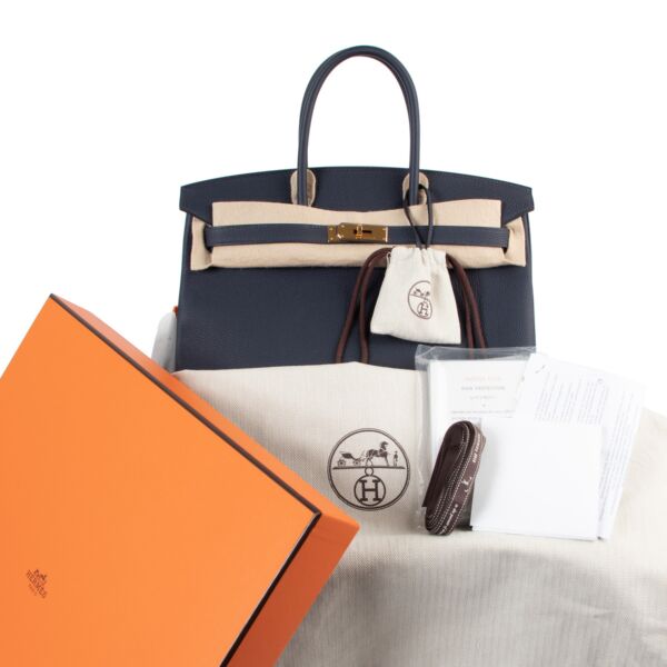 Hermès Birkin 40 Gris Tourterelle Togo PHW ○ Labellov ○ Buy and