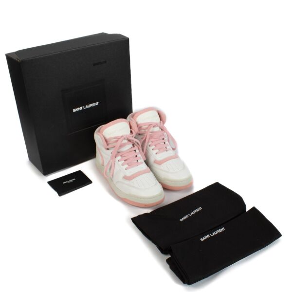 Saint Laurent Pink Sneakers - Size 38 1/2