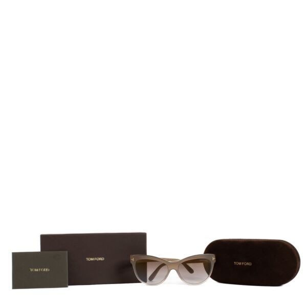 Tom Ford Beige Lily Sunglasses
