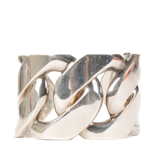 Hermès Sterling Silver Capture Cuff Bracelet