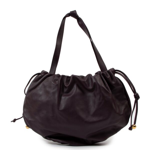 Bottega Veneta Medium Bulb Grape Leather Bag