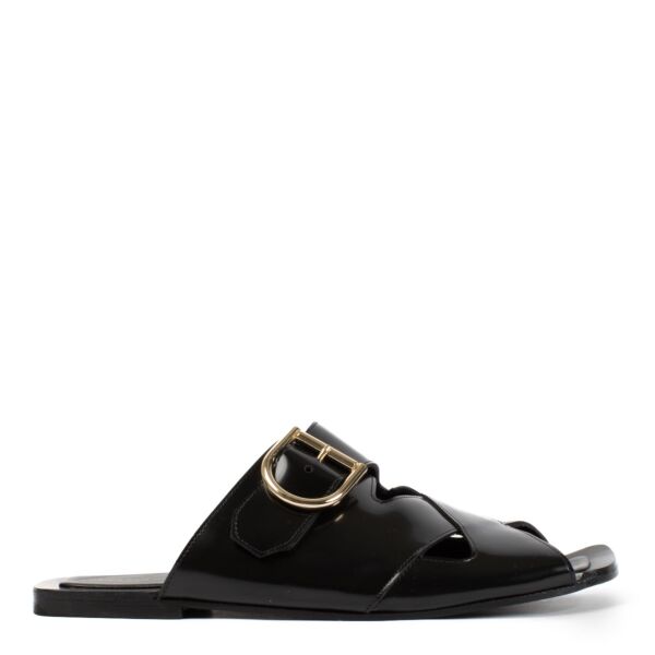 shop 100% authentic second hand Dries Van Noten Black Sandals - Size 41 on Labellov.com